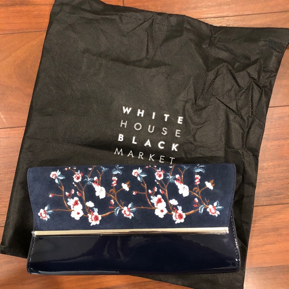 WHBM Embroidered Clutch - Picture 4 of 6